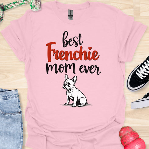 Best frenchie mom ever - V4 - Elegant Card T-Shirt